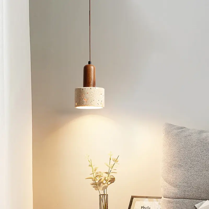 Travertine Stone Pendant Light