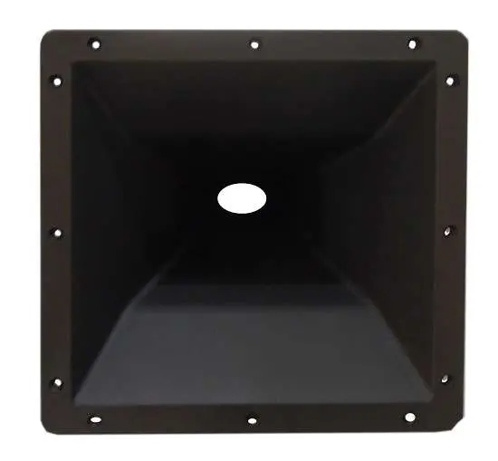 Tromba per tweeter nera 280 × 280 × 240 mm