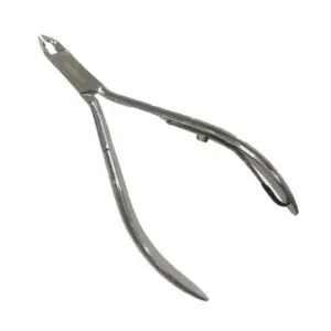 UNIQUE Tronchesina Pelle 10 cm Morso 5 Art. 10827-5 | Professionale per Cuticole, Alta Precisione, Acciaio Inossidabile, Misura Standard 10 cm