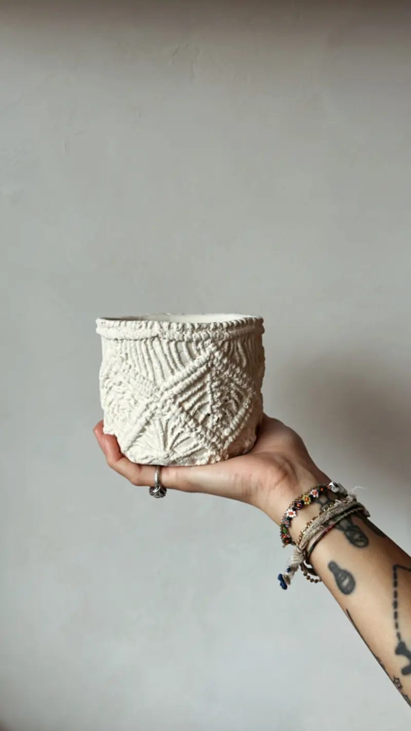 Vasetto Macramé