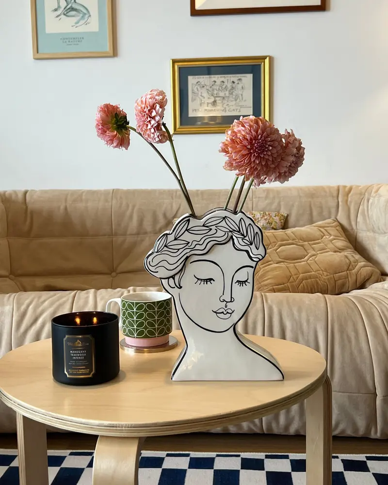 Vaso in ceramica Muse Face