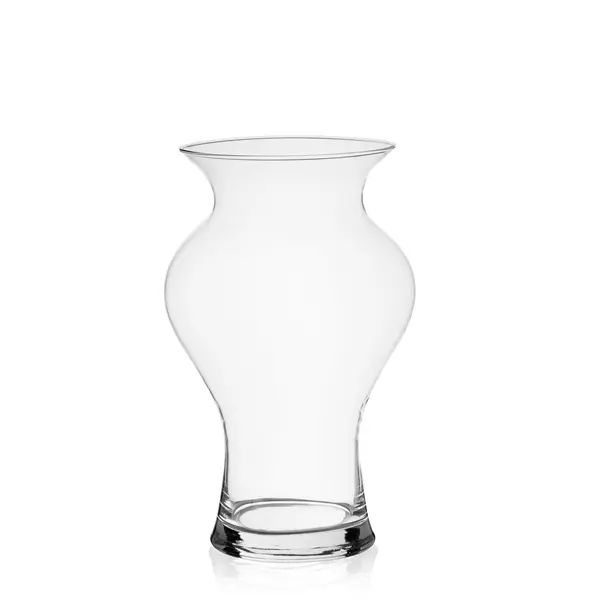 Vaso in Vetro Flora H 30cm, Elegante Portafiori - Design Moderno e Trasparente