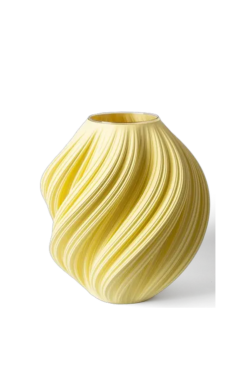 Vaso ISSEY giallo grande - Fornice objects