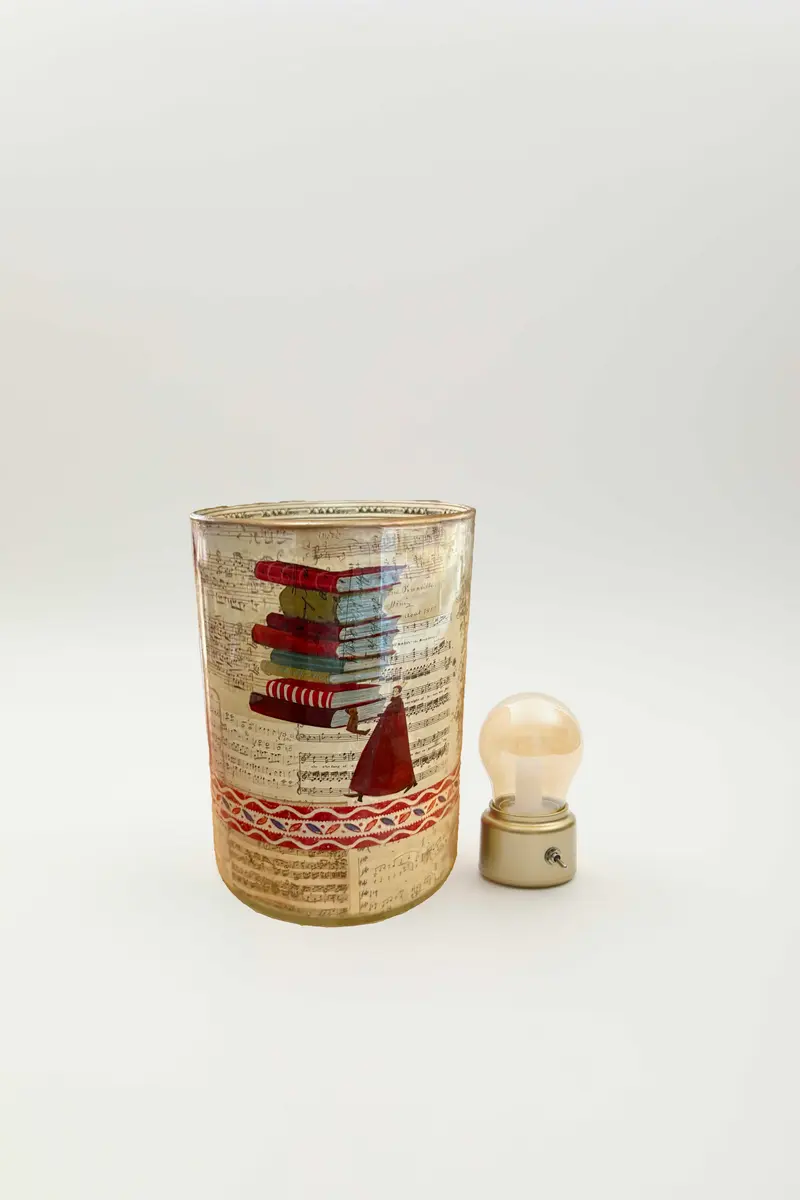 Vaso Lanterna "livres"