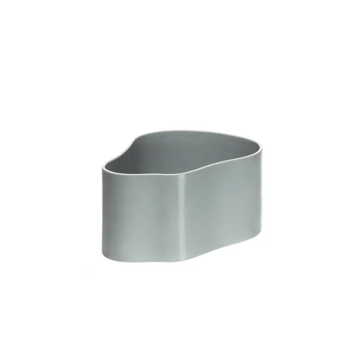 Vaso Riihitie Plant Pot (modello A in ceramica grigio chiaro)