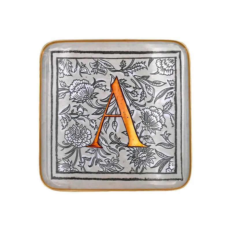 Vassoio "Lettera A illuminata"