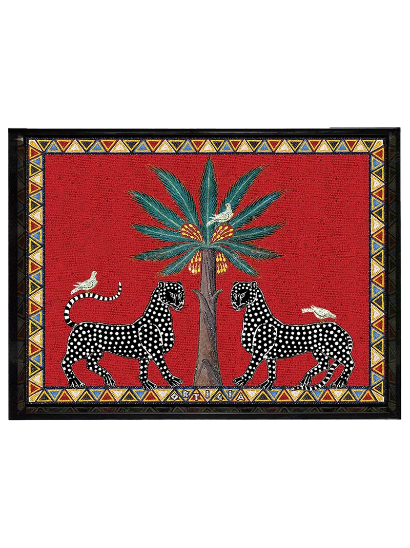Vassoio Mosaico Rosso Large (38 x 28cm)