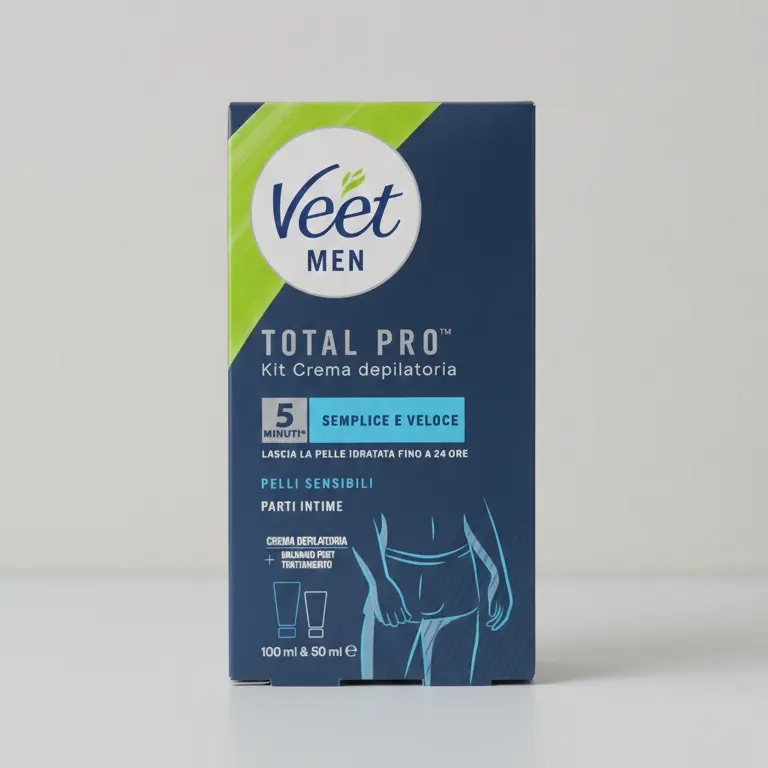 Veet Men Kit Depilazione Intima Uomo - Crema 100ml + Balsamo Aloe 50ml