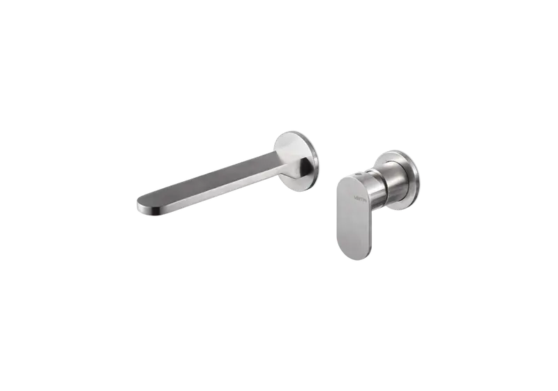 Vema Ayas Steel rubinetto lavabo a parete V28050