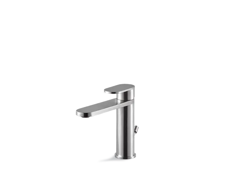 Vema Ayas Steel rubinetto lavabo con scarico V28010