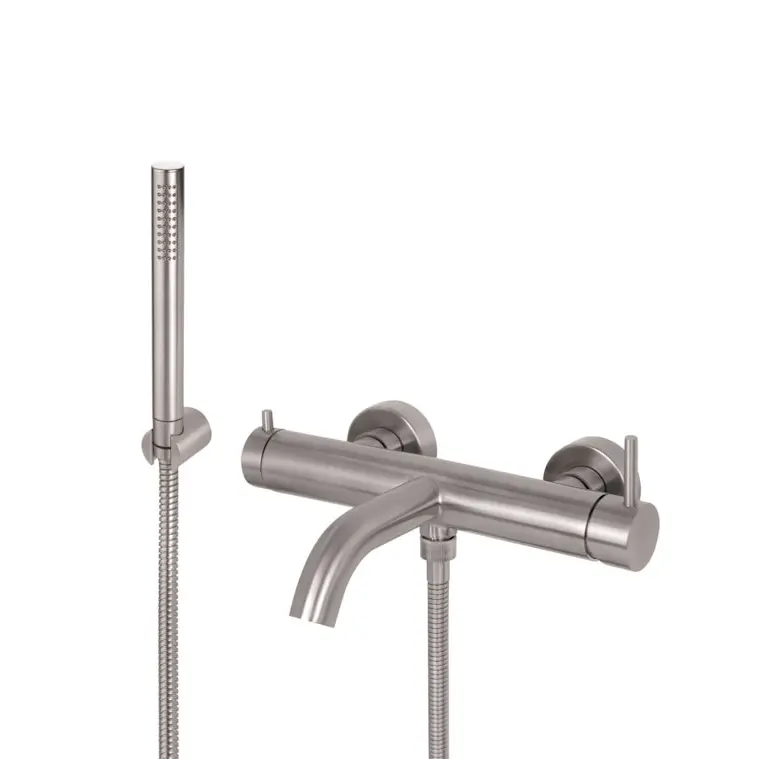 Vema Steel Otago rubinetto vasca da bagno con doccetta V17086