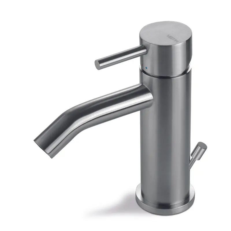 Vema Tiber Steel rubinetto bidet con piletta V17070