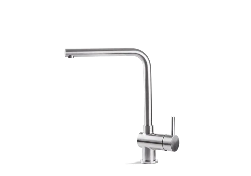 Vema Tiber Steel rubinetto cucina canna a girevole V19022