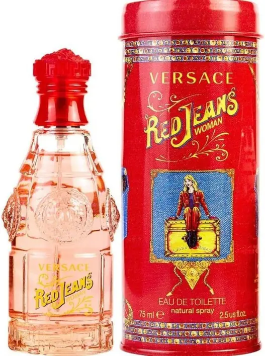 Versace Red Jeans Eau de Toilette - 75 ml, Profumo Fruttato-Floreale da Donna