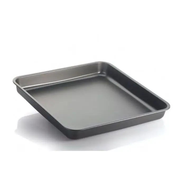 Vespa Teglia Pizza Quadrata 35x35 cm – Acciaio Antiaderente Bordi Alti 4,5 cm – Ideale per Focacce e Pizze Croccanti – Made in Italy