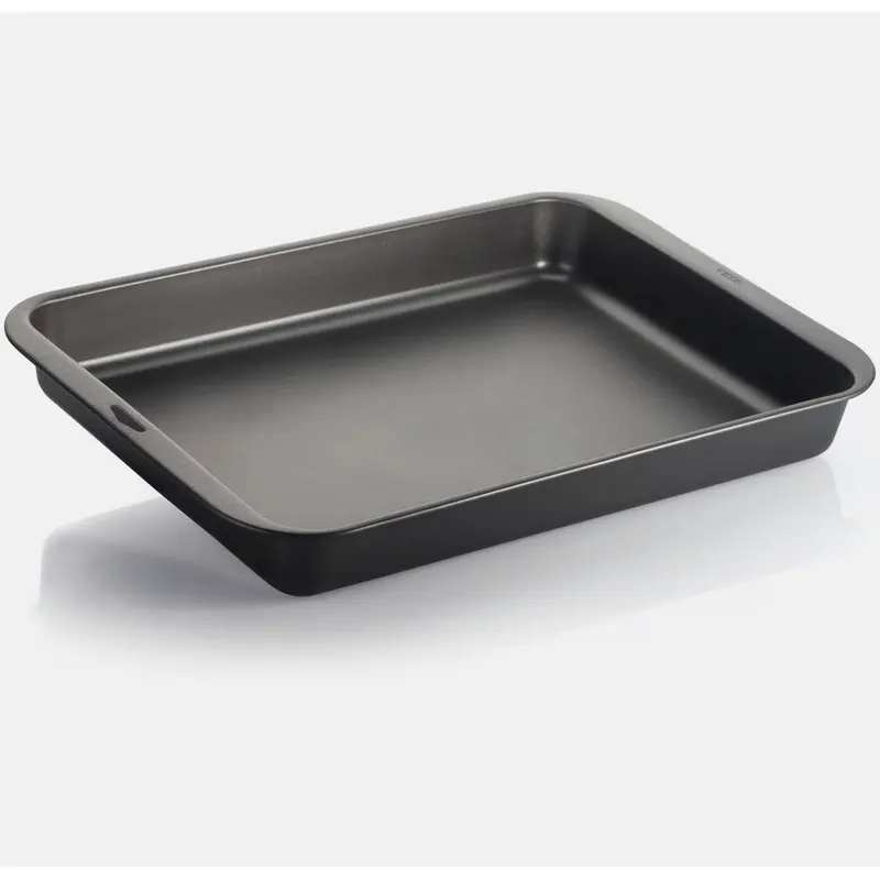 Vespa Teglia Rettangolare Alta 43x30x5 cm | Stampo da Forno Professionale in Alluminio Antiaderente | Ideale per Arrosti, Pizza e Pasticceria | Made in Italy