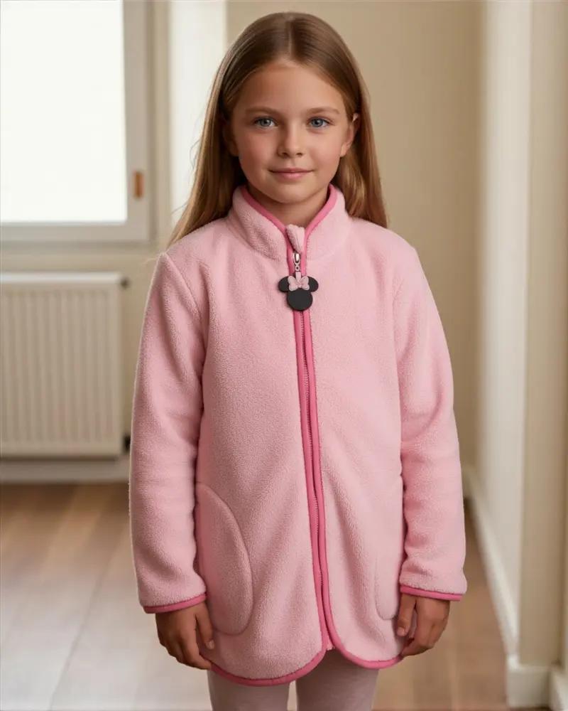 Vestaglia bambina Disney Minnie invernale in Coral Art. 67160