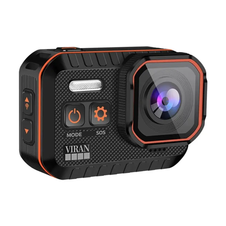 Videocamera sportiva 4K impermeabile IP68 con grandangolo 170° e WiFi