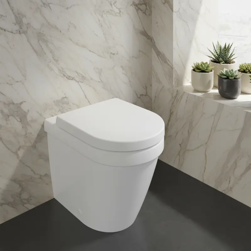Villeroy Architectura wc a terra senza brida 5690R001