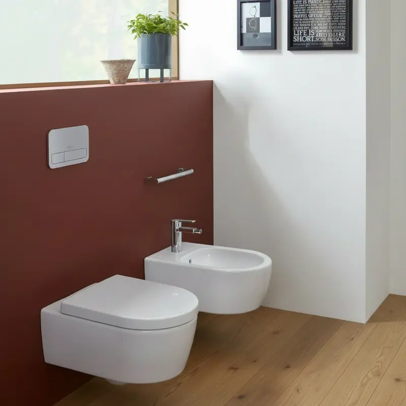Villeroy Avento wc sospeso senza brida con copriwater soft-close 5656HRRW