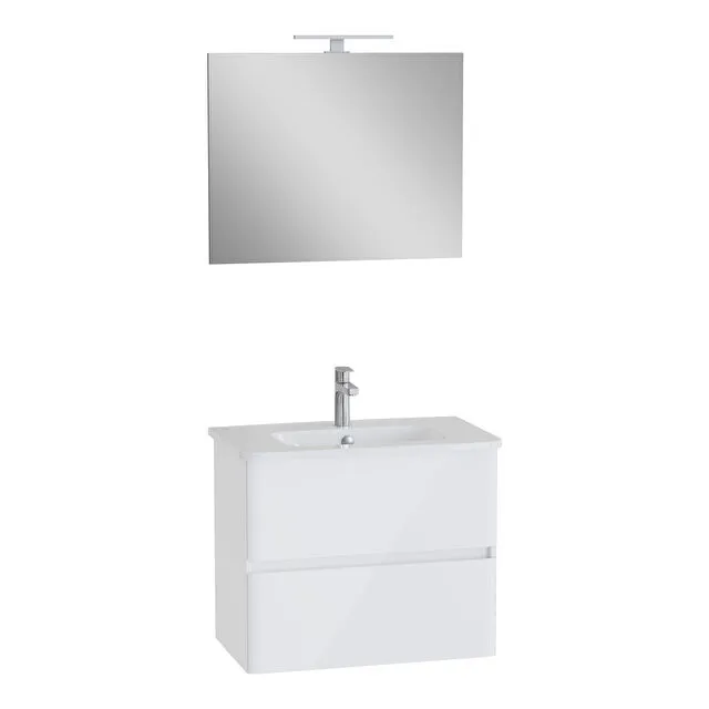 VitrA Mia Plus R mobile lavabo da 80cm con specchio e faretto