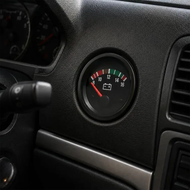 Voltmetro ad alta precisione da 52 mm, tipo a puntatore, 8-16 V, 52mm Voltmeter