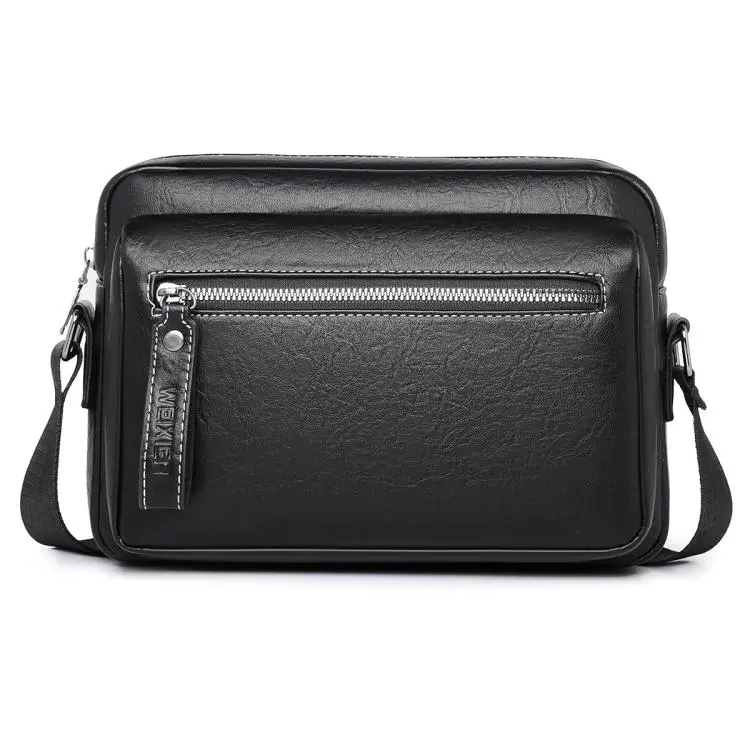 WEIXIER D1225 Borsa a tracolla da uomo in pelle PU impermeabile stile retrò