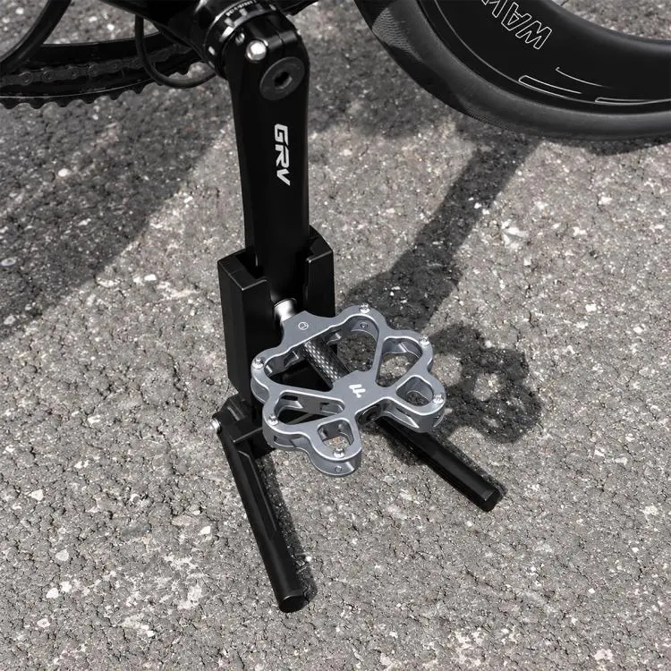 WEST BIKING Bike Crank Kickstand Portable Folding Bicycle Parking Stand, YP0723032
