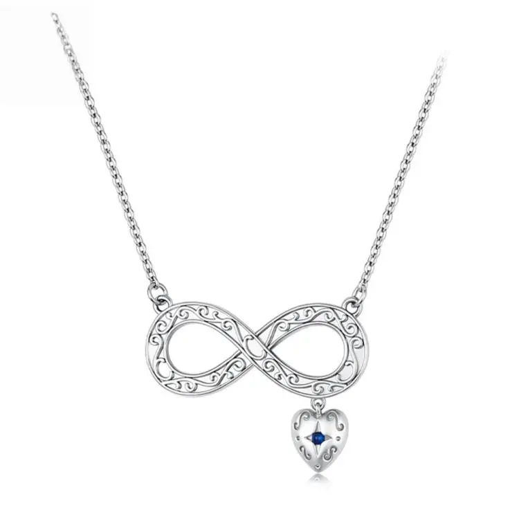 Women Copper Infinite Love Pendant Necklace, YIN144