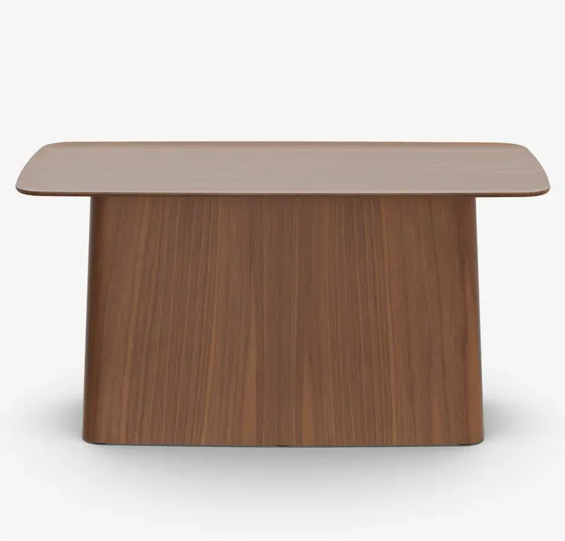 Wooden Side Table grande in noce
