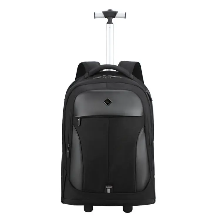 Zaino con ruote AOKING da viaggio, ruote grandi da 18 cm, borsa per laptop con ruote, zaino trolley da lavoro