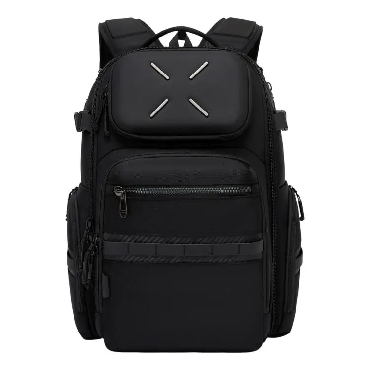 Zaino da uomo OZUKO di grande capacità, impermeabile, ideale per laptop, pendolarismo e scuola.