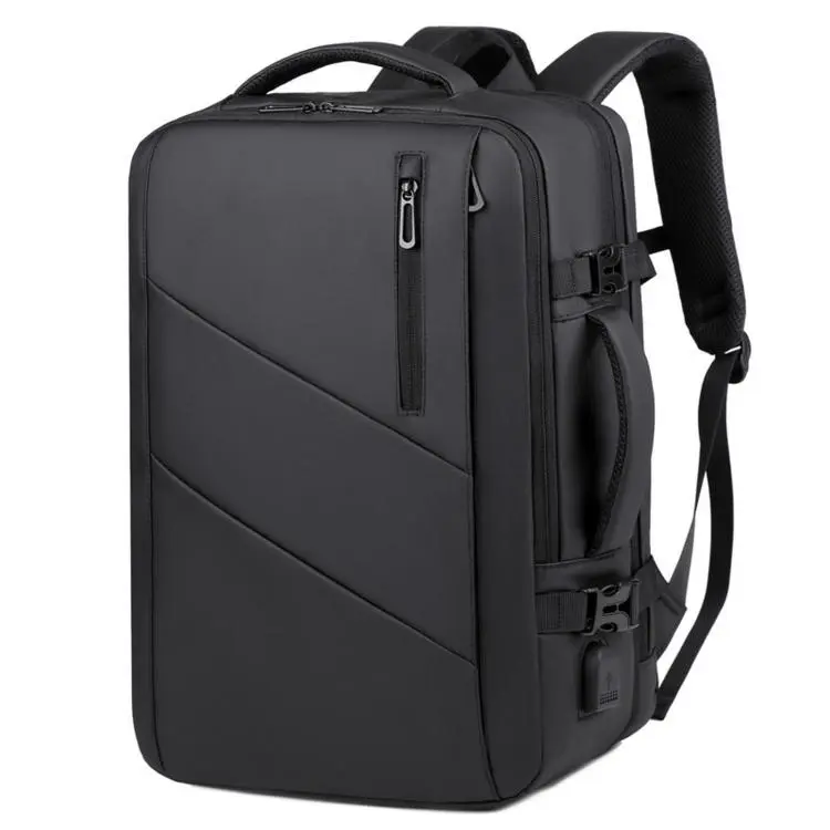 Zaino da viaggio espandibile REMOID per laptop, impermeabile, ideale per lavoro e come bagaglio a mano, con porta USB.
