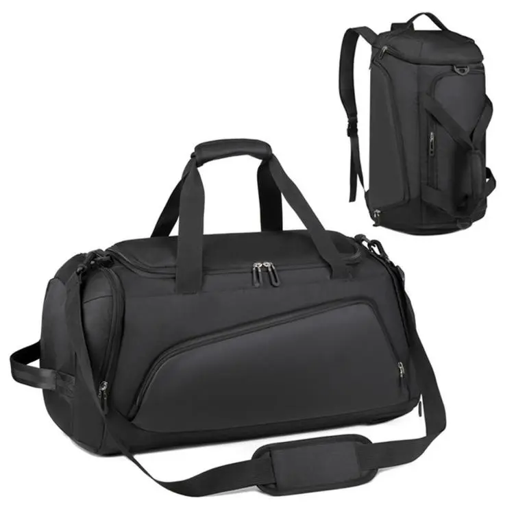 Zaino da viaggio REMOID T20 convertibile in borsa da palestra con scomparto per scarpe, tasca impermeabile e cinghia per bagagli.